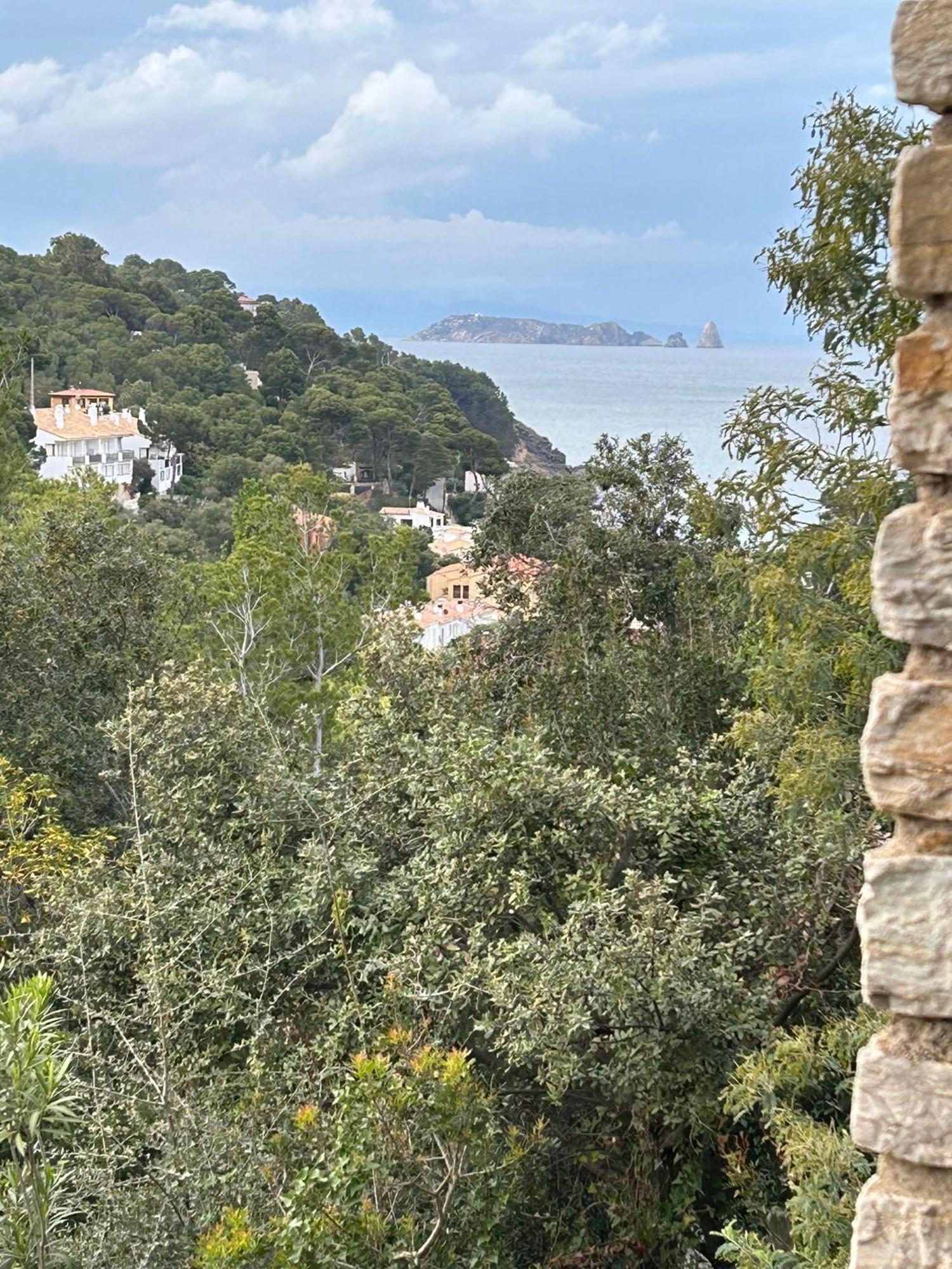 La Coma Sa Riera Apartment Begur Luaran gambar